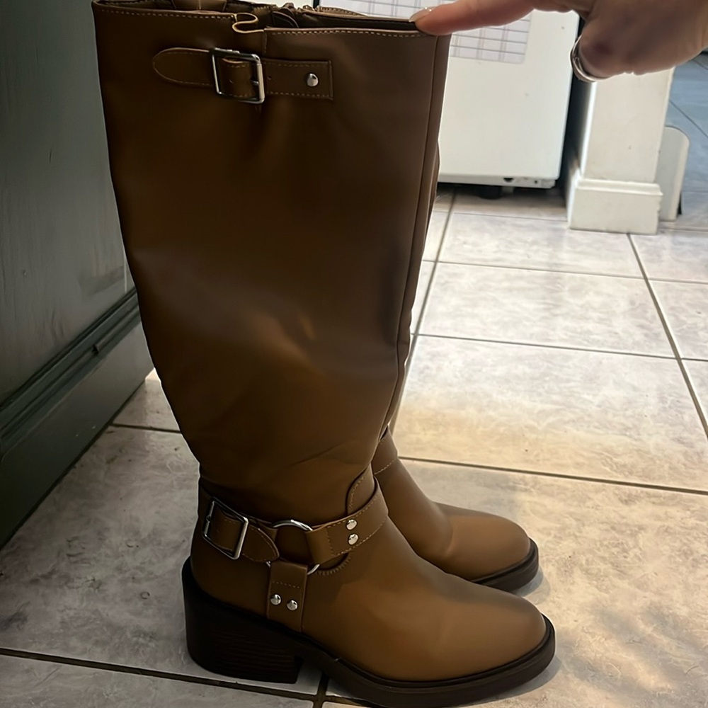 Tall Leather Boots